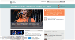 Desktop Screenshot of aarhusmusikskole.dk
